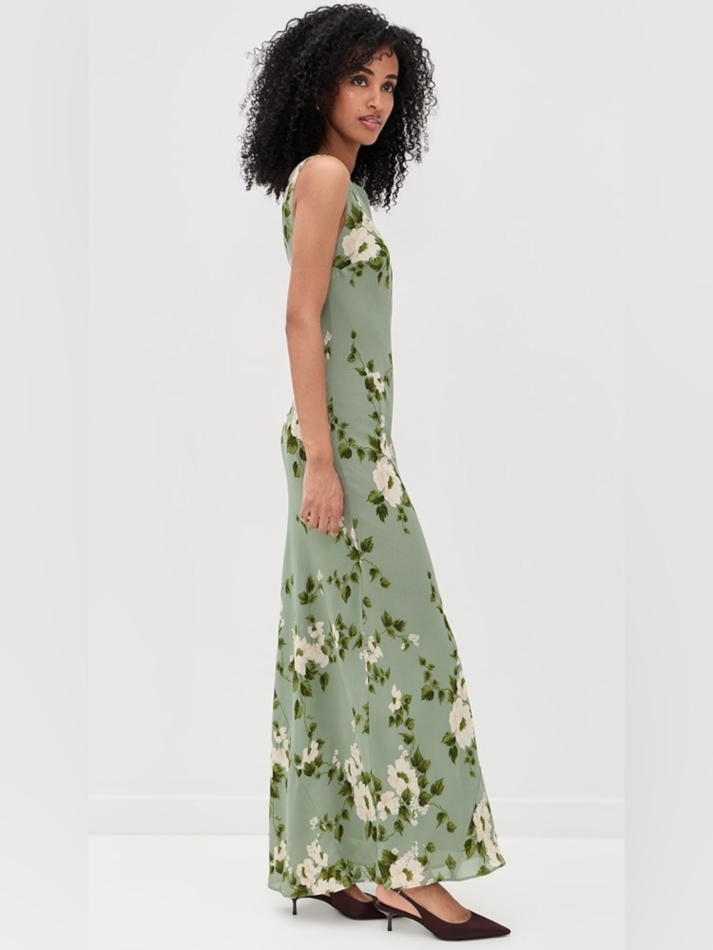 Reformation Prescott Maxi Dress in Greenery M - Picture 3 of 6